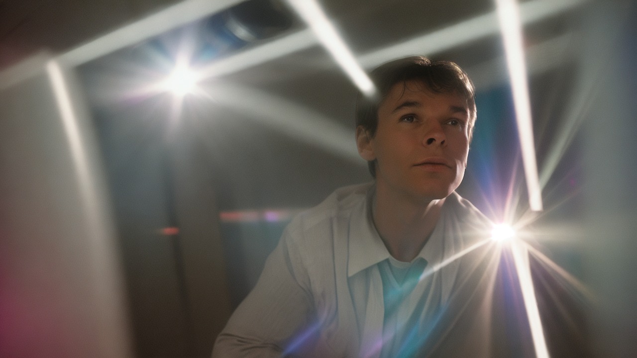 Cubicle Examination Under Light Beam